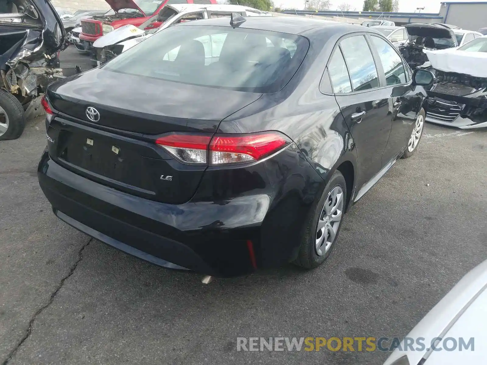 4 Photograph of a damaged car 5YFEPMAE6MP185041 TOYOTA COROLLA 2021