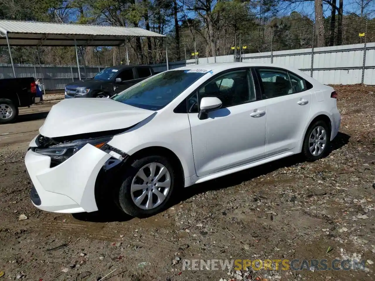 1 Photograph of a damaged car 5YFEPMAE6MP186710 TOYOTA COROLLA 2021