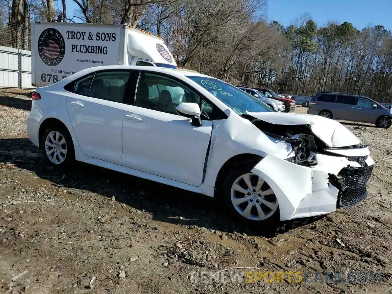 4 Photograph of a damaged car 5YFEPMAE6MP186710 TOYOTA COROLLA 2021