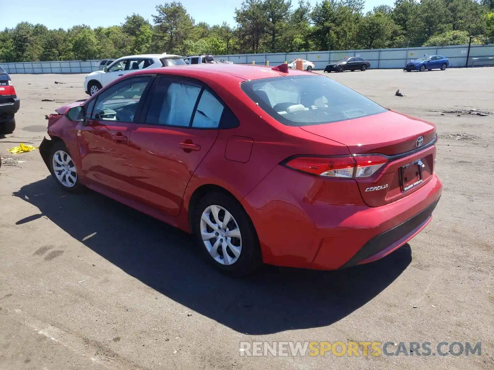 3 Photograph of a damaged car 5YFEPMAE6MP187663 TOYOTA COROLLA 2021