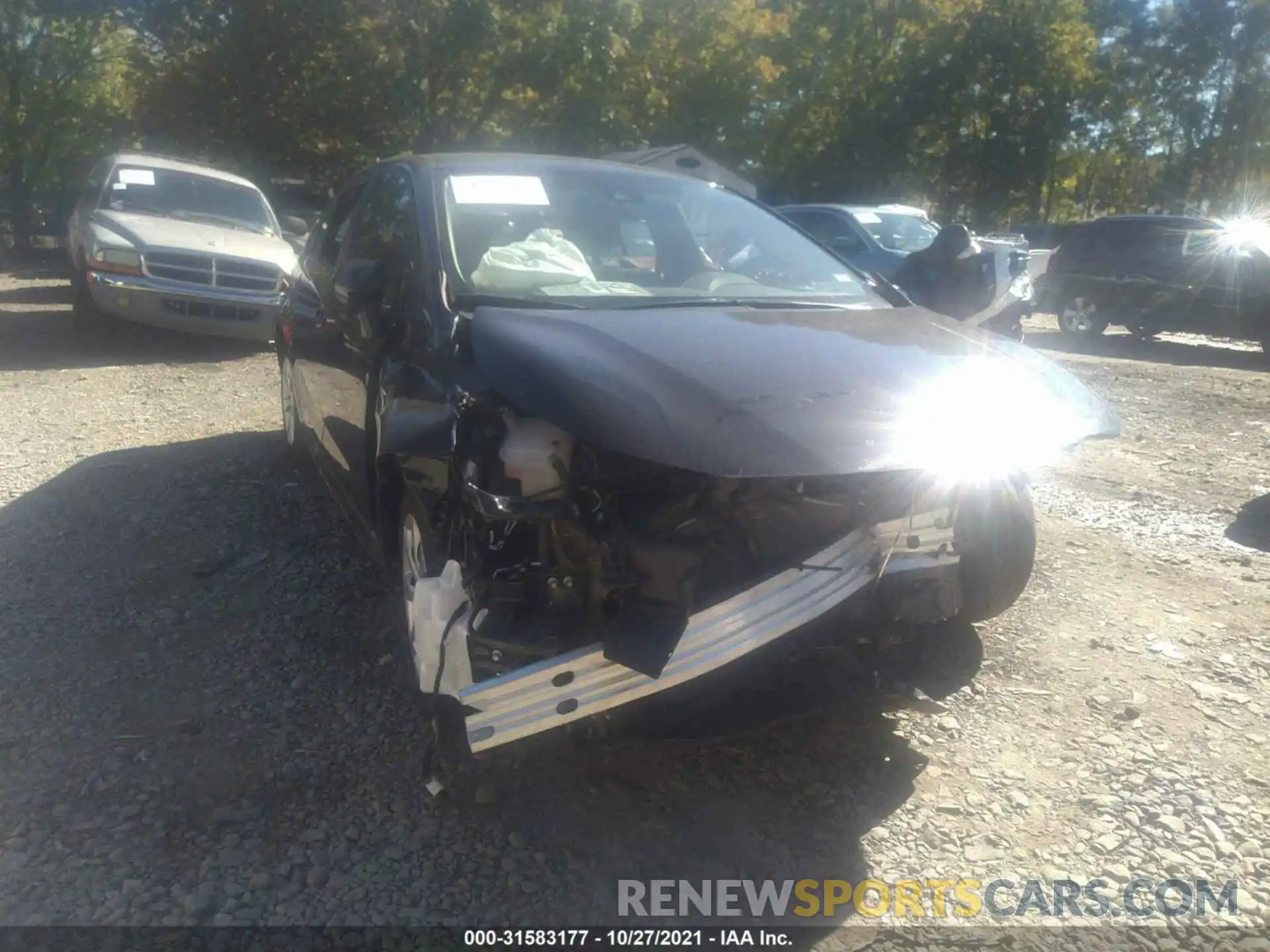 1 Photograph of a damaged car 5YFEPMAE6MP187890 TOYOTA COROLLA 2021