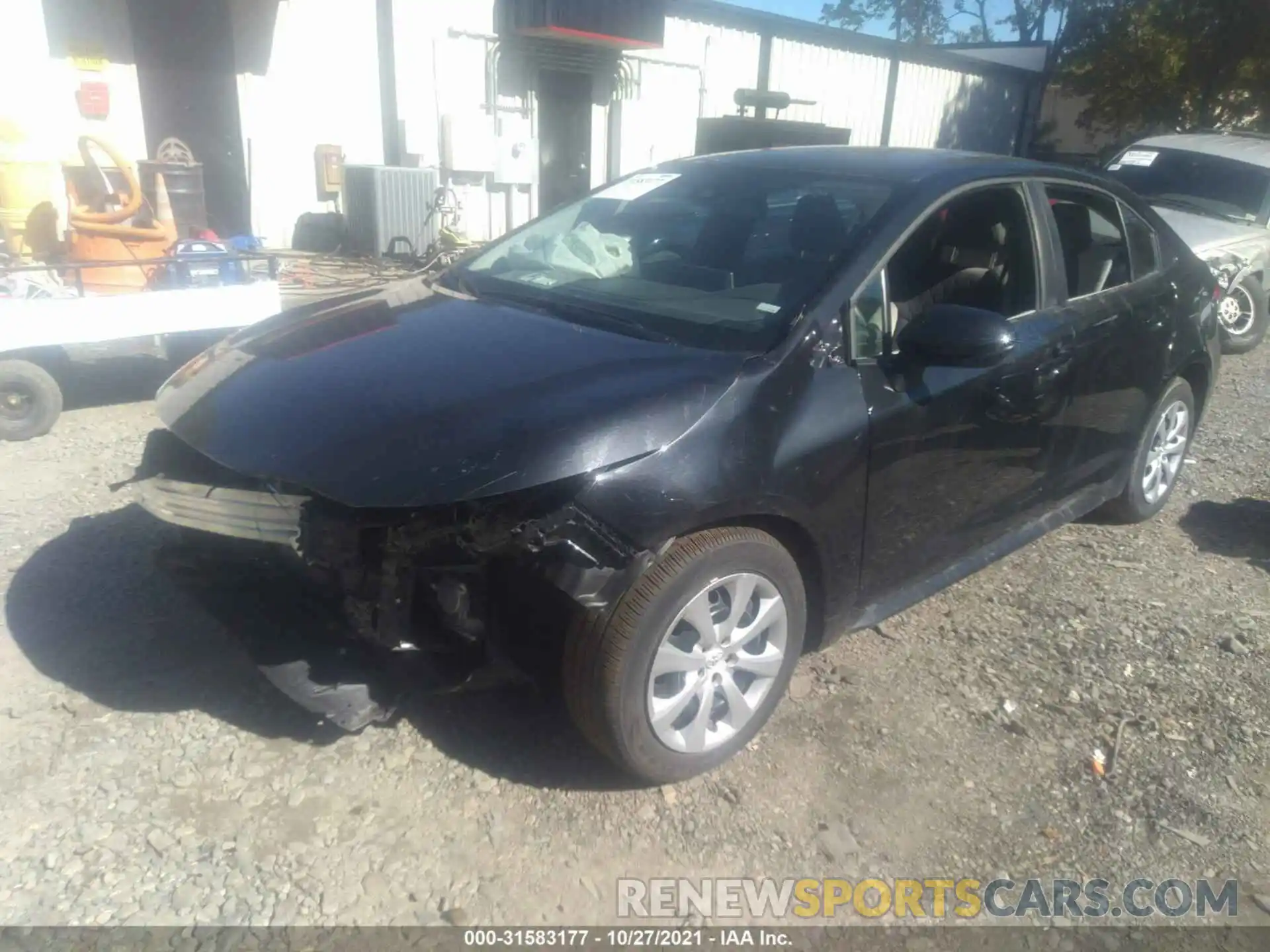 2 Photograph of a damaged car 5YFEPMAE6MP187890 TOYOTA COROLLA 2021