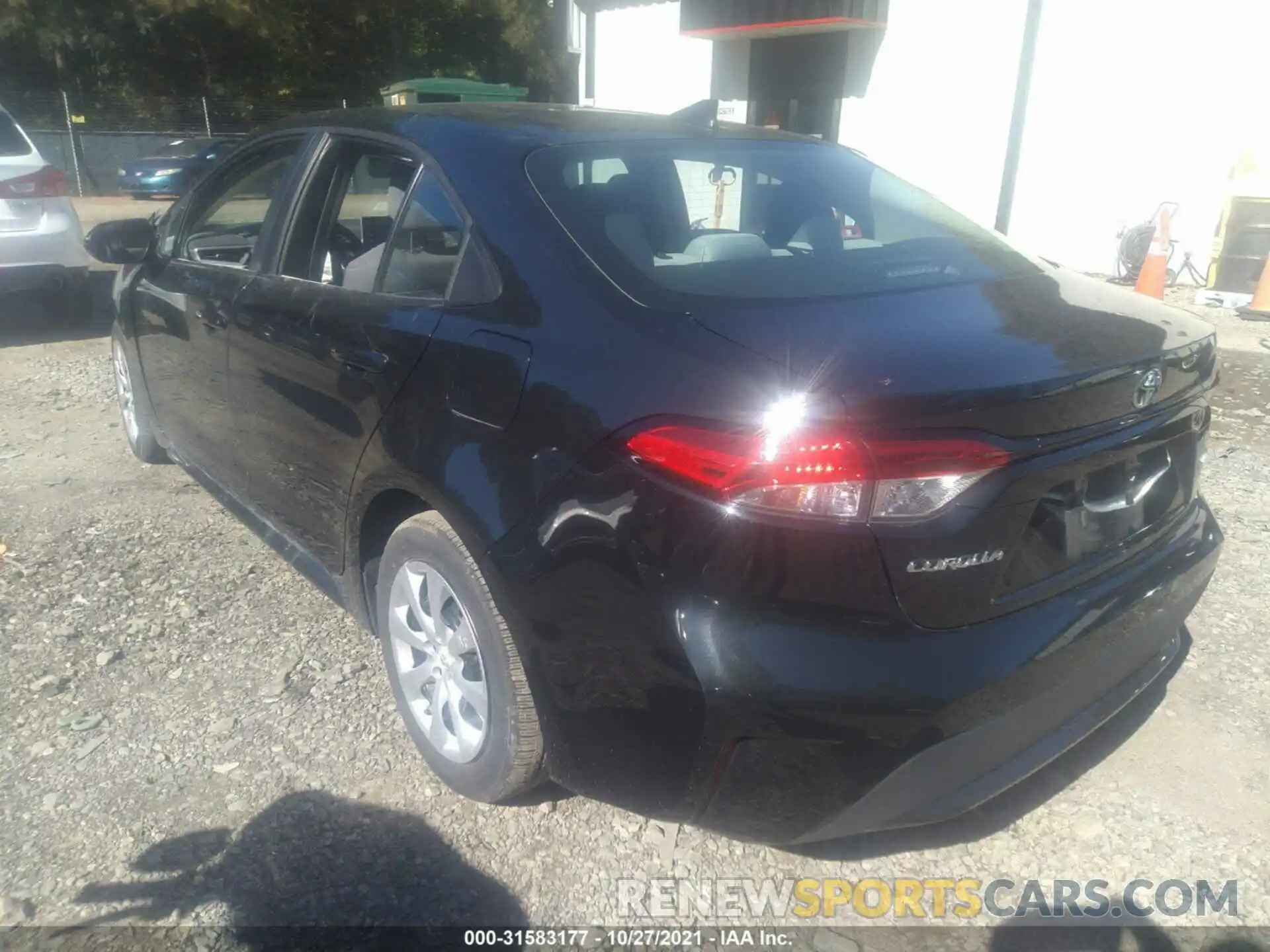 3 Photograph of a damaged car 5YFEPMAE6MP187890 TOYOTA COROLLA 2021