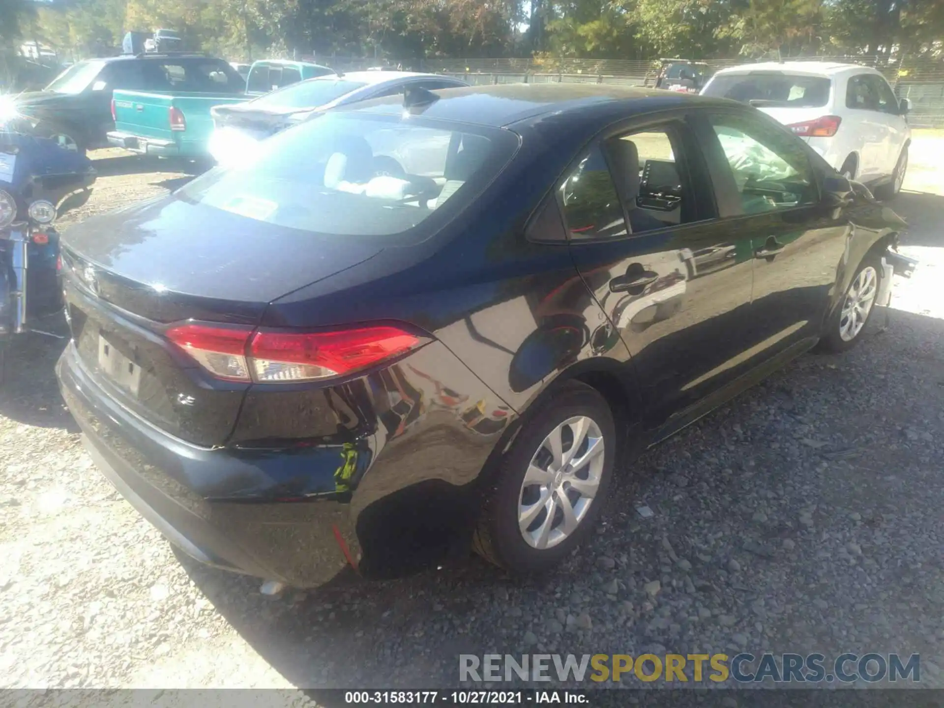 4 Photograph of a damaged car 5YFEPMAE6MP187890 TOYOTA COROLLA 2021