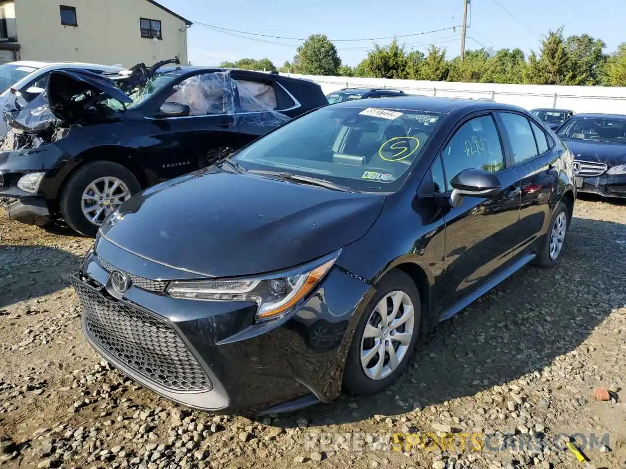 2 Photograph of a damaged car 5YFEPMAE6MP188313 TOYOTA COROLLA 2021