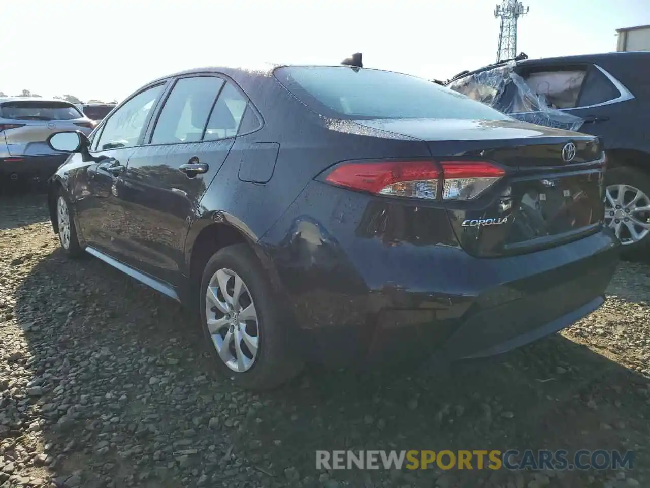 3 Photograph of a damaged car 5YFEPMAE6MP188313 TOYOTA COROLLA 2021