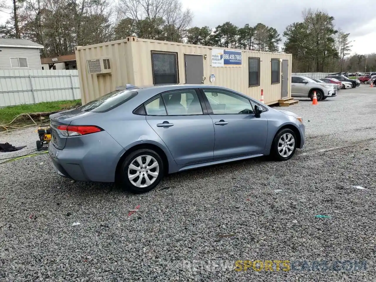 3 Photograph of a damaged car 5YFEPMAE6MP188358 TOYOTA COROLLA 2021