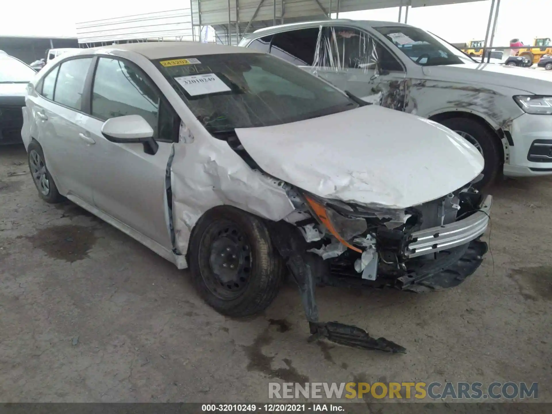 1 Photograph of a damaged car 5YFEPMAE6MP188425 TOYOTA COROLLA 2021