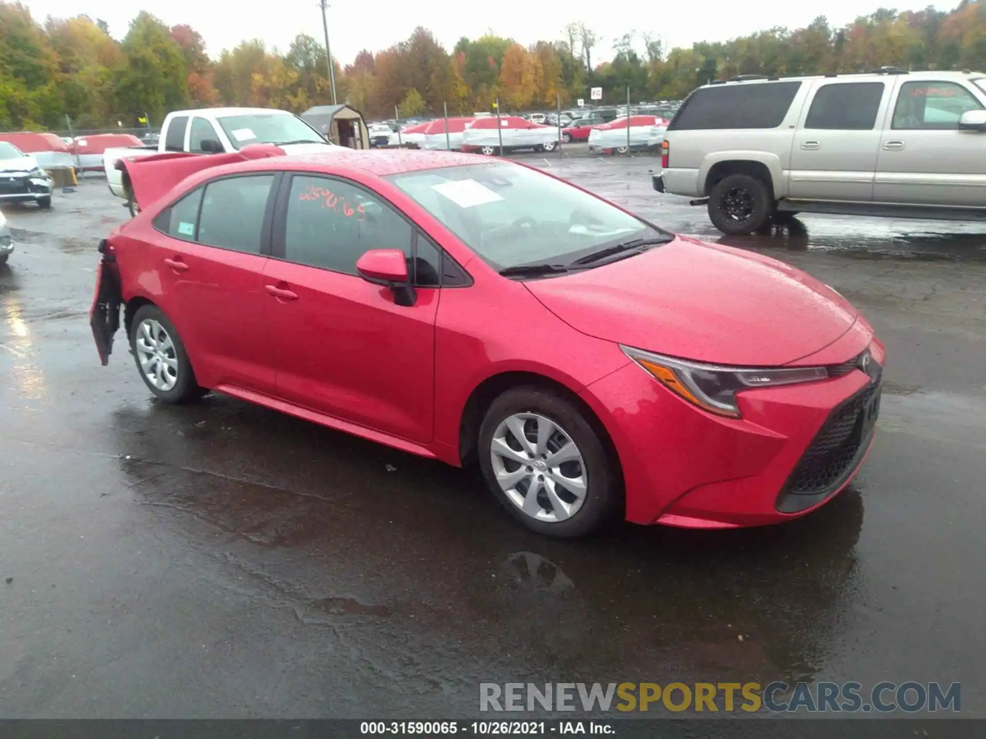 1 Photograph of a damaged car 5YFEPMAE6MP189400 TOYOTA COROLLA 2021