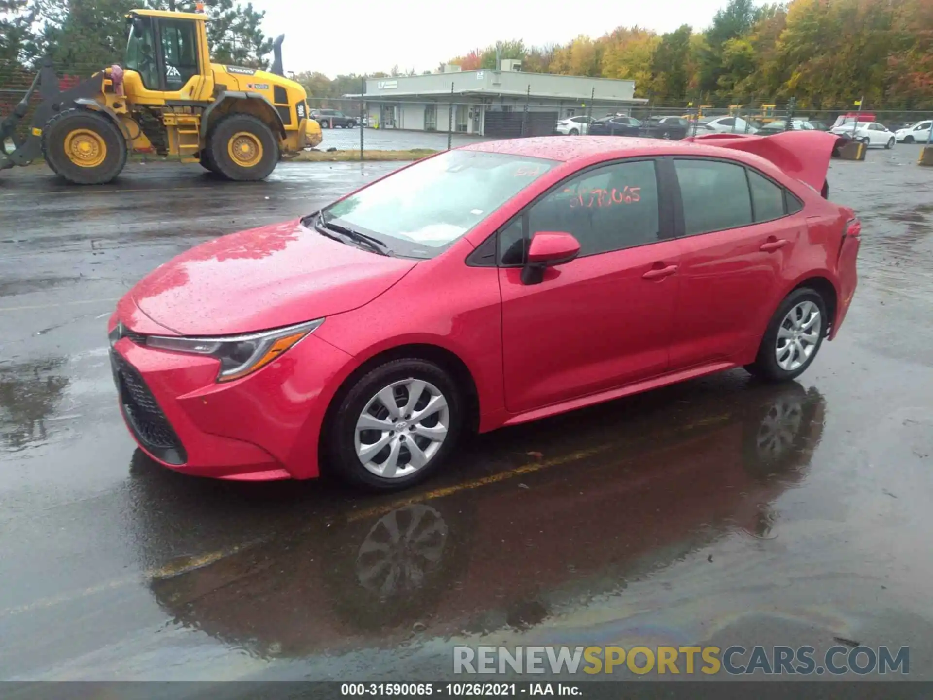 2 Photograph of a damaged car 5YFEPMAE6MP189400 TOYOTA COROLLA 2021