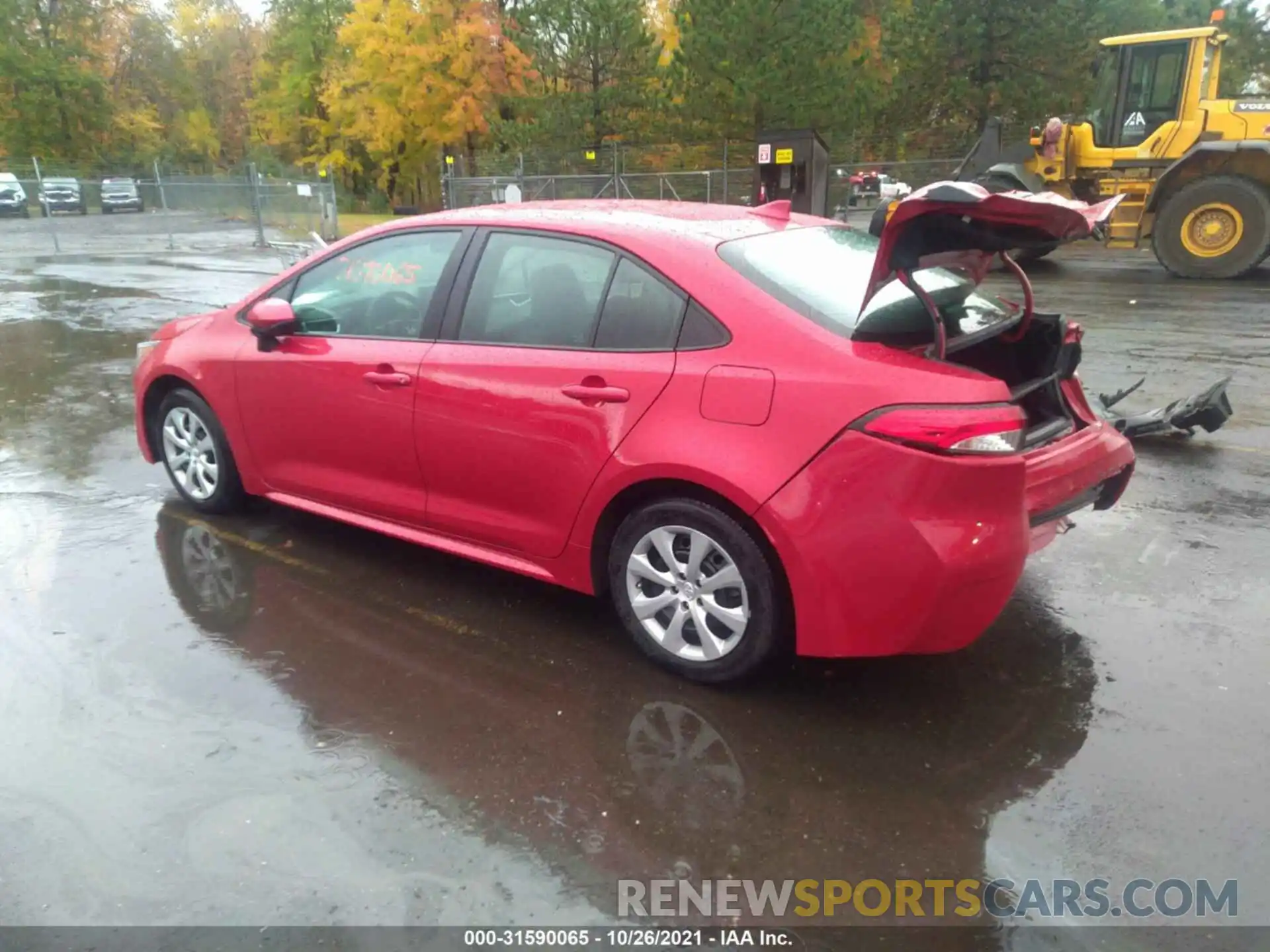 3 Photograph of a damaged car 5YFEPMAE6MP189400 TOYOTA COROLLA 2021