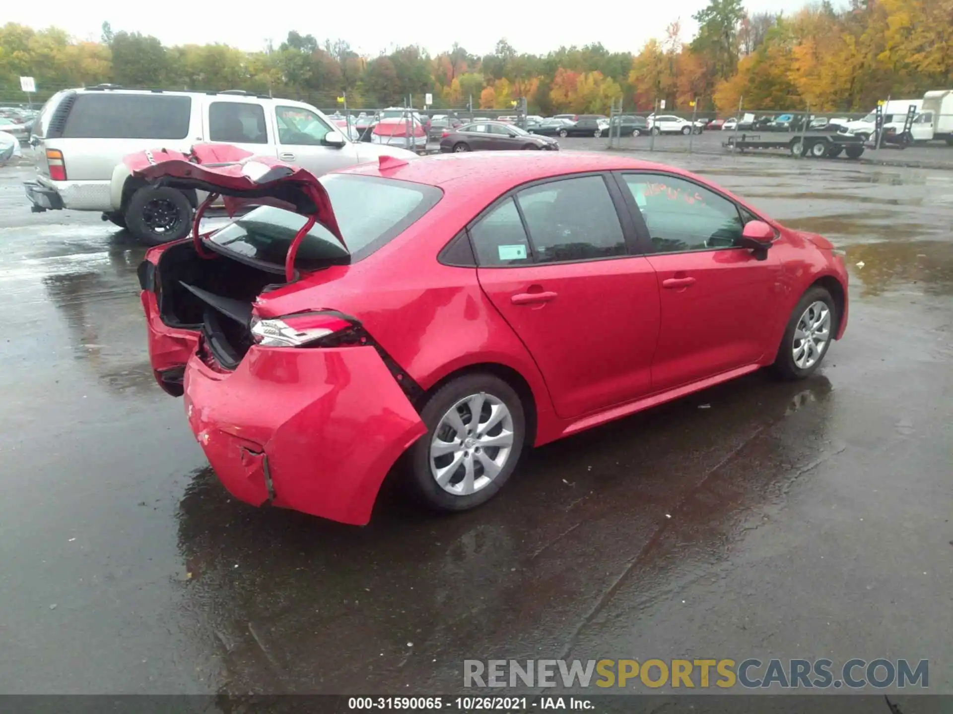 4 Photograph of a damaged car 5YFEPMAE6MP189400 TOYOTA COROLLA 2021