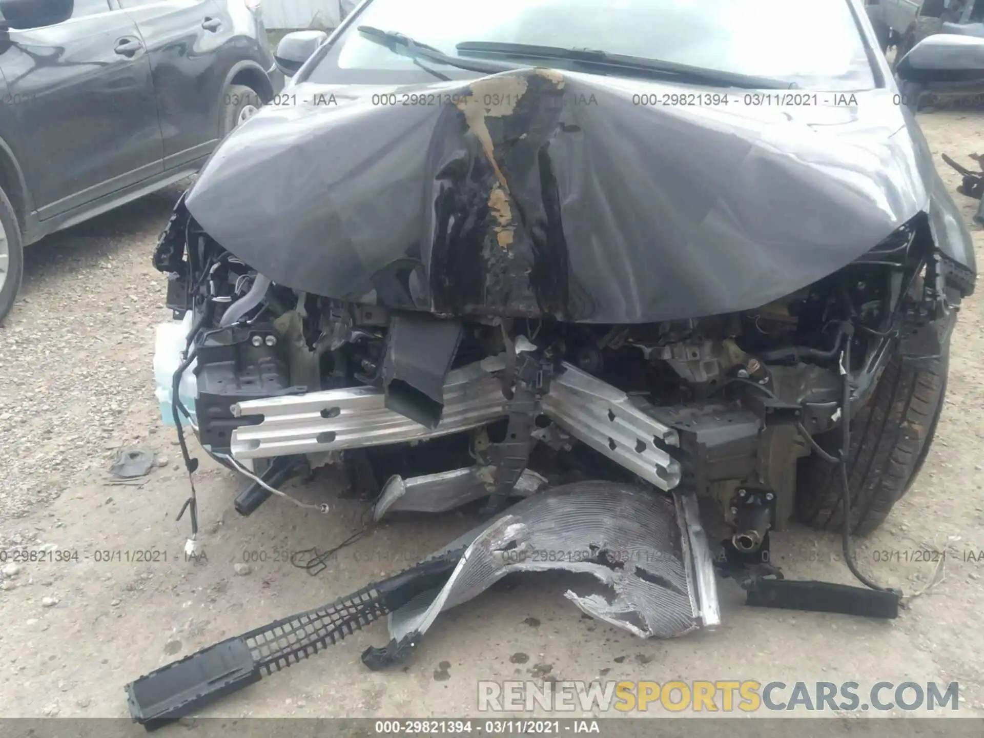 6 Фотография поврежденного автомобиля 5YFEPMAE6MP189915 TOYOTA COROLLA 2021