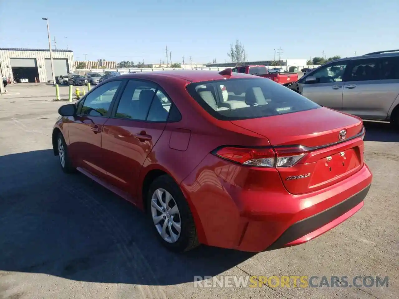 3 Photograph of a damaged car 5YFEPMAE6MP190658 TOYOTA COROLLA 2021