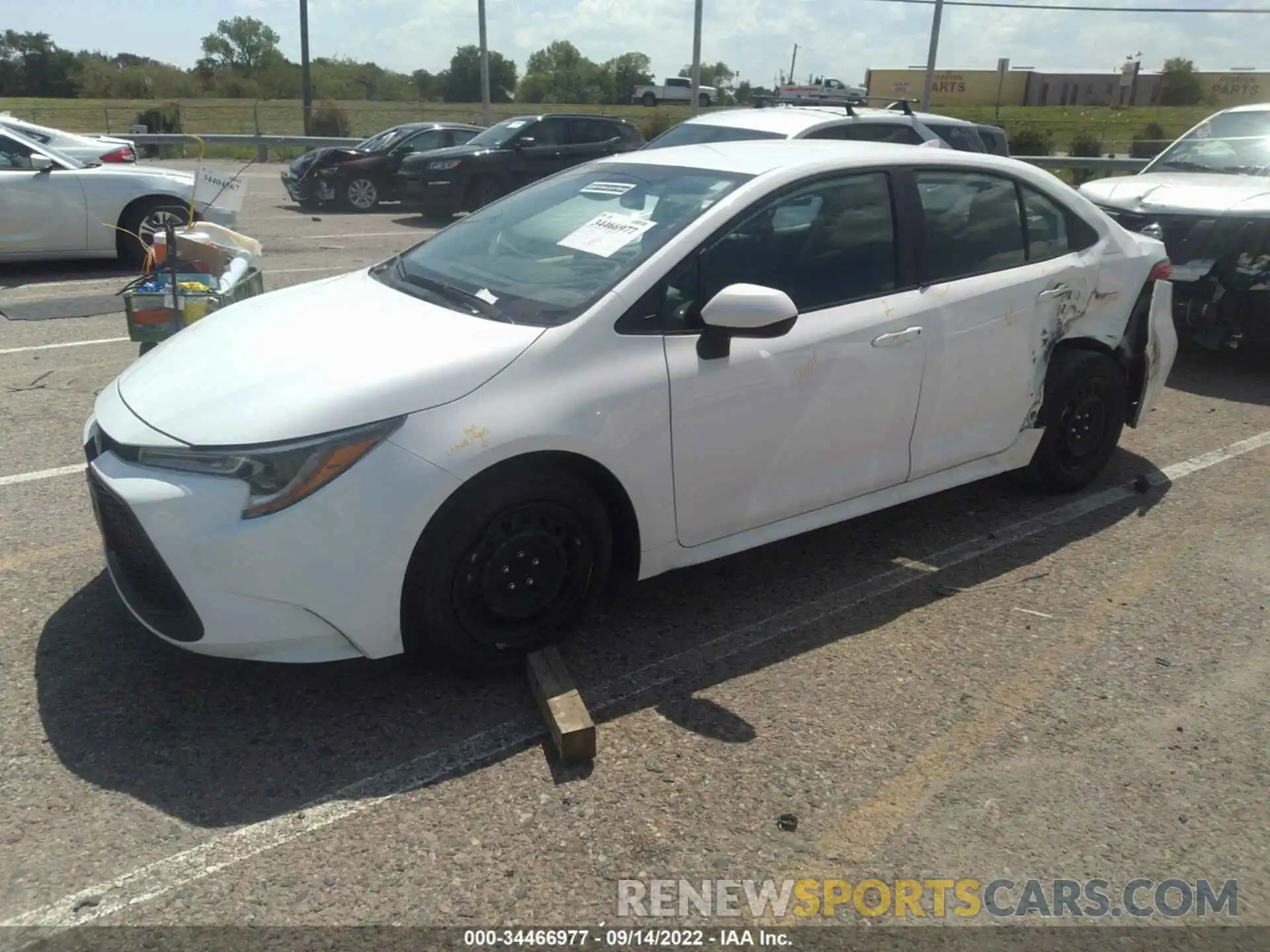 2 Photograph of a damaged car 5YFEPMAE6MP191051 TOYOTA COROLLA 2021