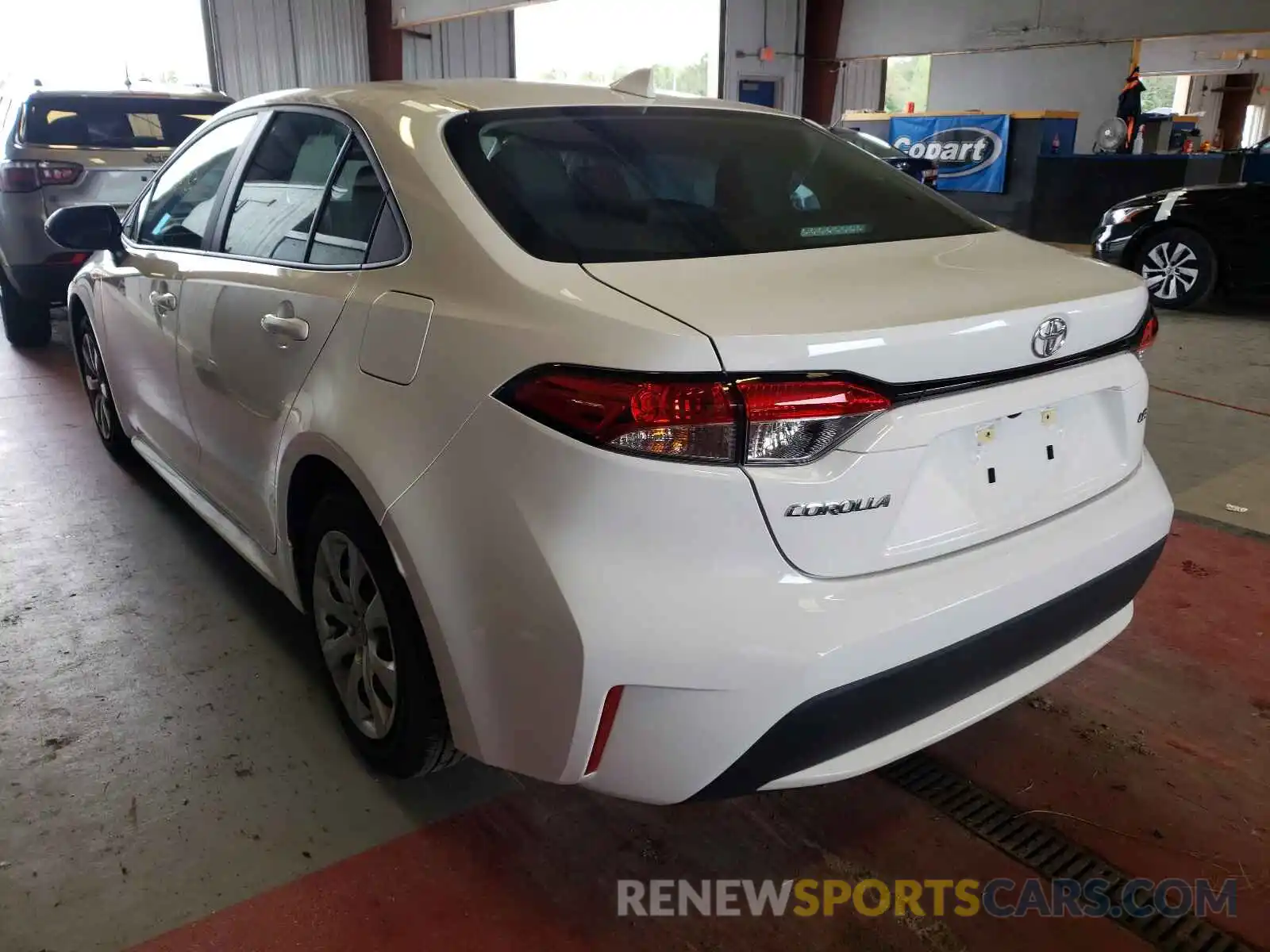 3 Photograph of a damaged car 5YFEPMAE6MP191227 TOYOTA COROLLA 2021