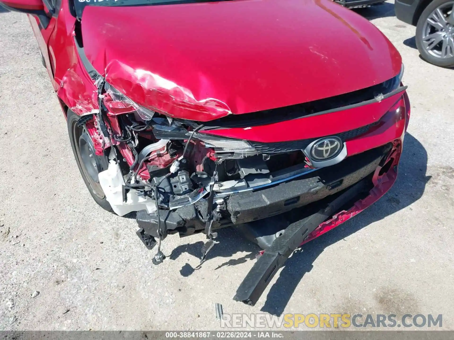 12 Photograph of a damaged car 5YFEPMAE6MP194029 TOYOTA COROLLA 2021