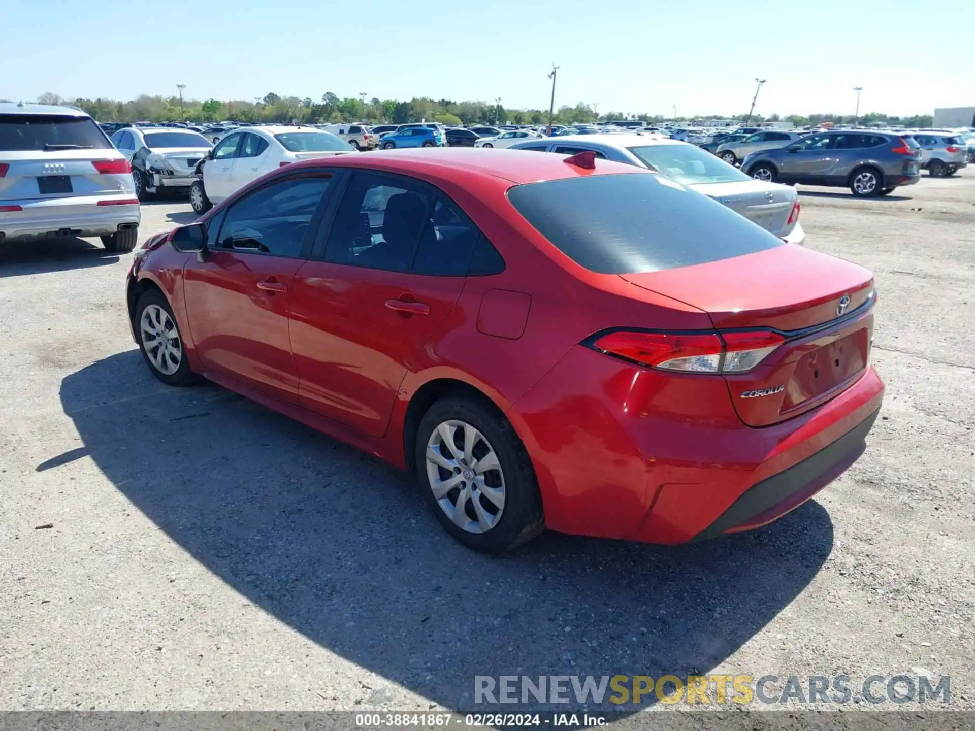 3 Photograph of a damaged car 5YFEPMAE6MP194029 TOYOTA COROLLA 2021