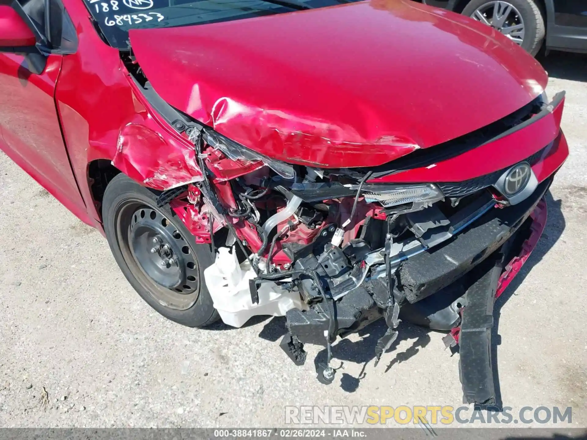 6 Photograph of a damaged car 5YFEPMAE6MP194029 TOYOTA COROLLA 2021