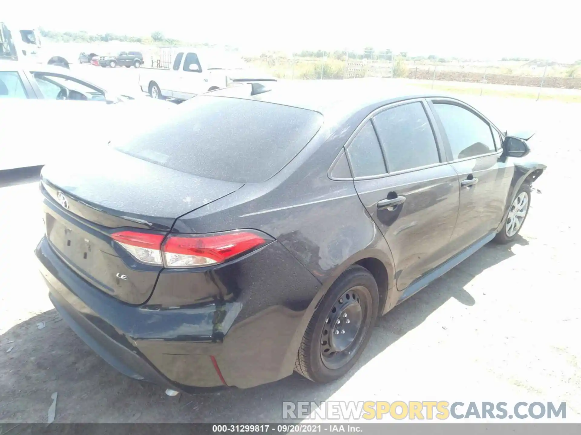 4 Photograph of a damaged car 5YFEPMAE6MP194774 TOYOTA COROLLA 2021