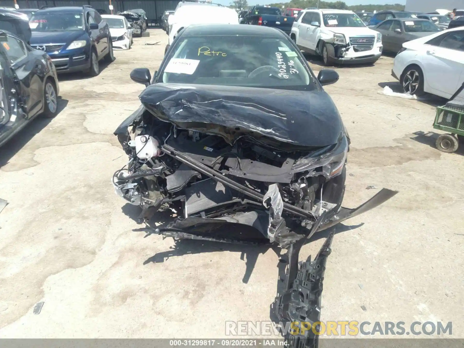 6 Photograph of a damaged car 5YFEPMAE6MP194774 TOYOTA COROLLA 2021