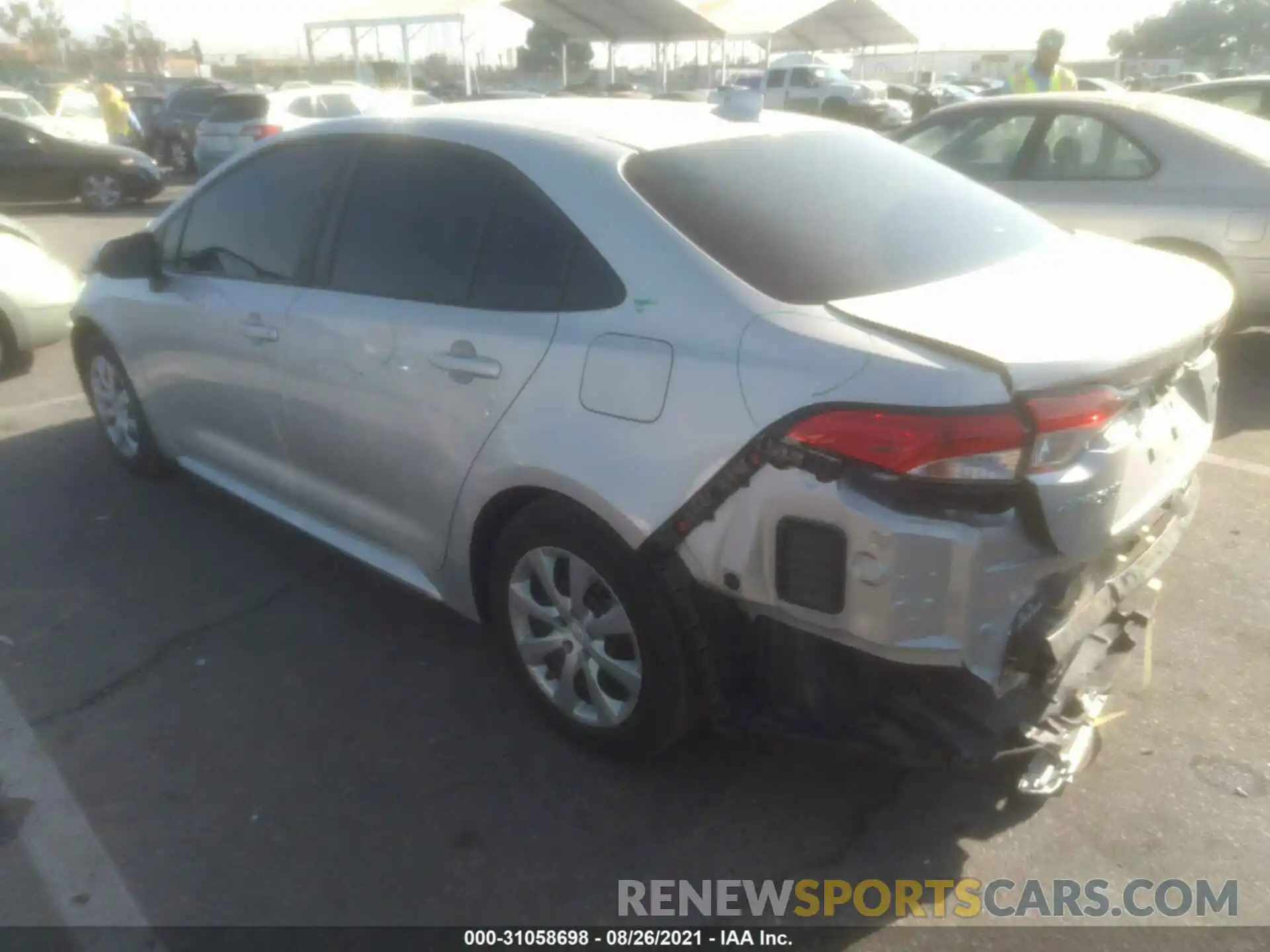 3 Photograph of a damaged car 5YFEPMAE6MP195729 TOYOTA COROLLA 2021