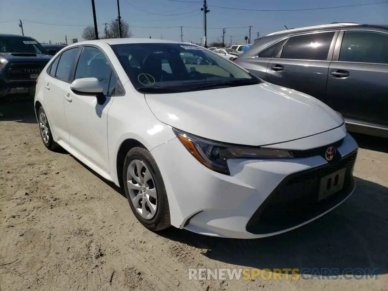 1 Photograph of a damaged car 5YFEPMAE6MP195813 TOYOTA COROLLA 2021