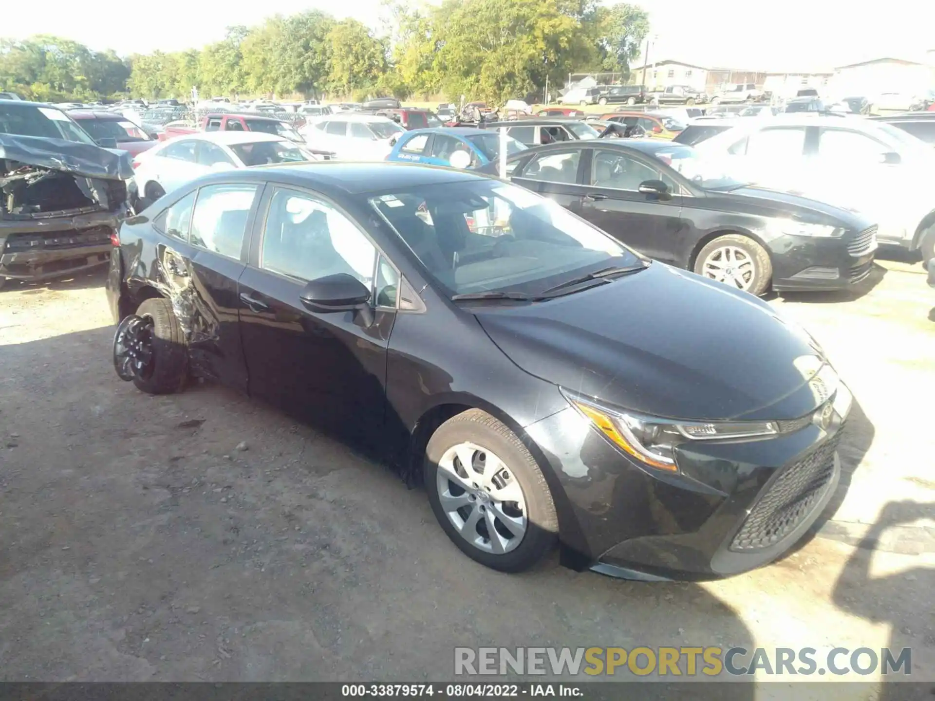 1 Photograph of a damaged car 5YFEPMAE6MP196248 TOYOTA COROLLA 2021