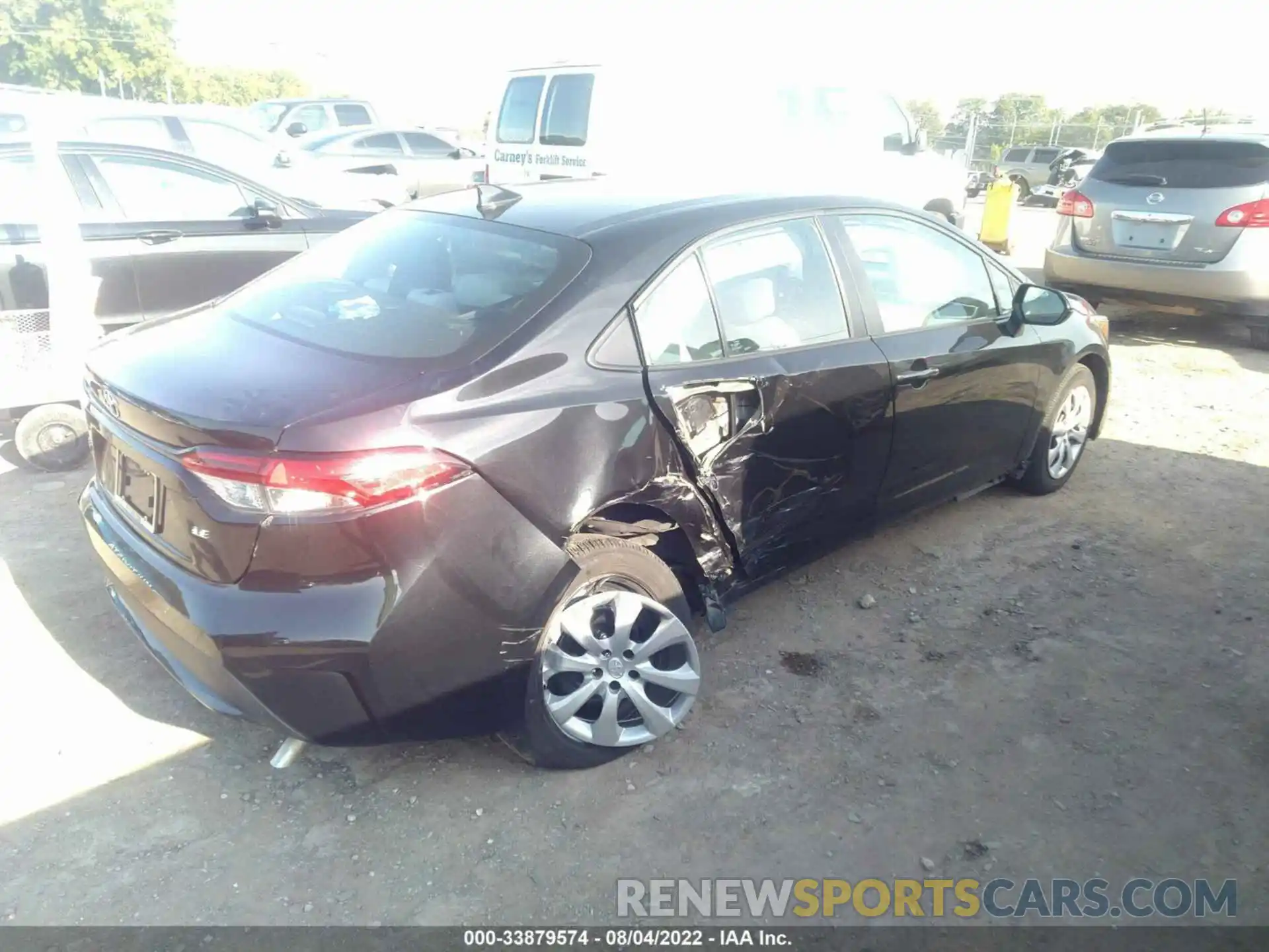 4 Photograph of a damaged car 5YFEPMAE6MP196248 TOYOTA COROLLA 2021