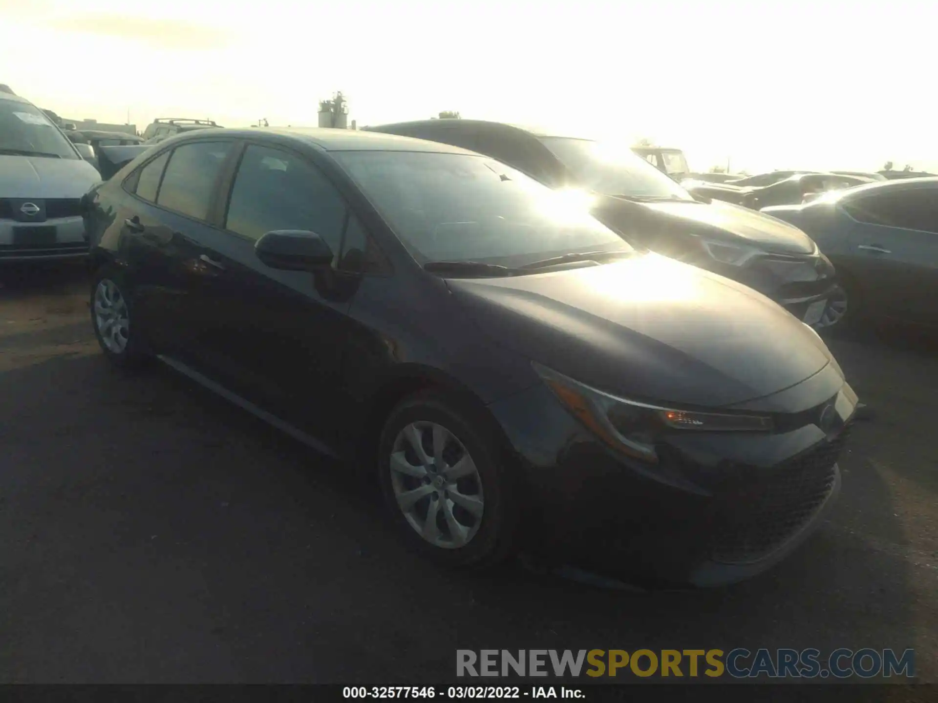 1 Photograph of a damaged car 5YFEPMAE6MP196279 TOYOTA COROLLA 2021