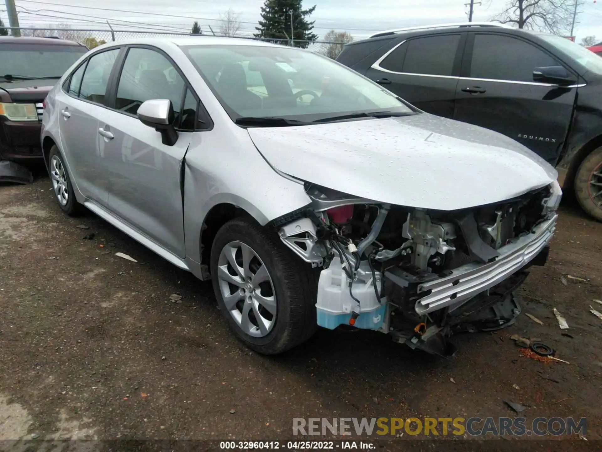 1 Photograph of a damaged car 5YFEPMAE6MP198145 TOYOTA COROLLA 2021