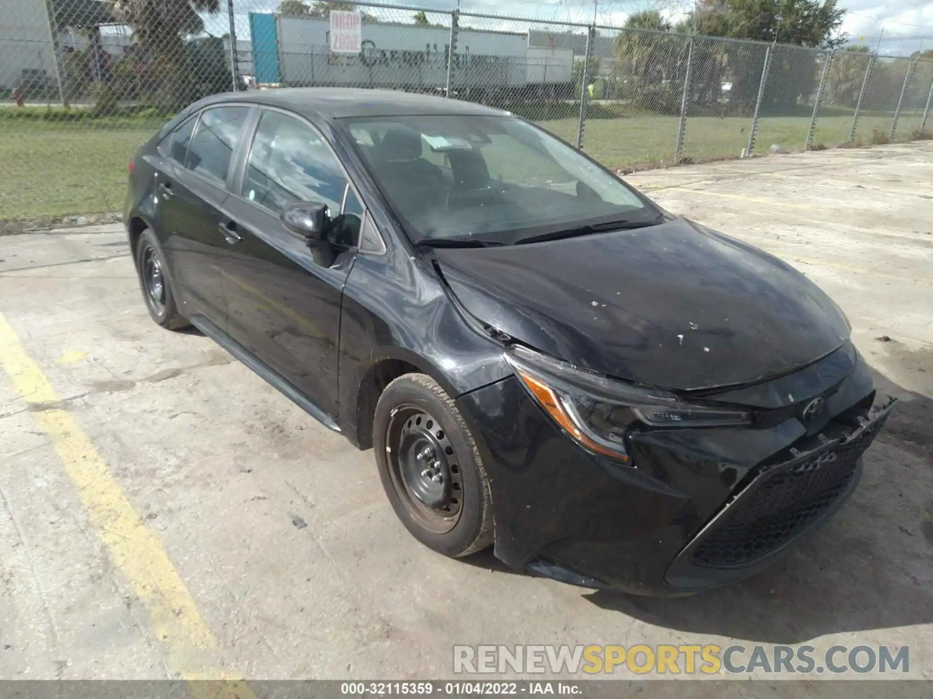 1 Photograph of a damaged car 5YFEPMAE6MP198873 TOYOTA COROLLA 2021