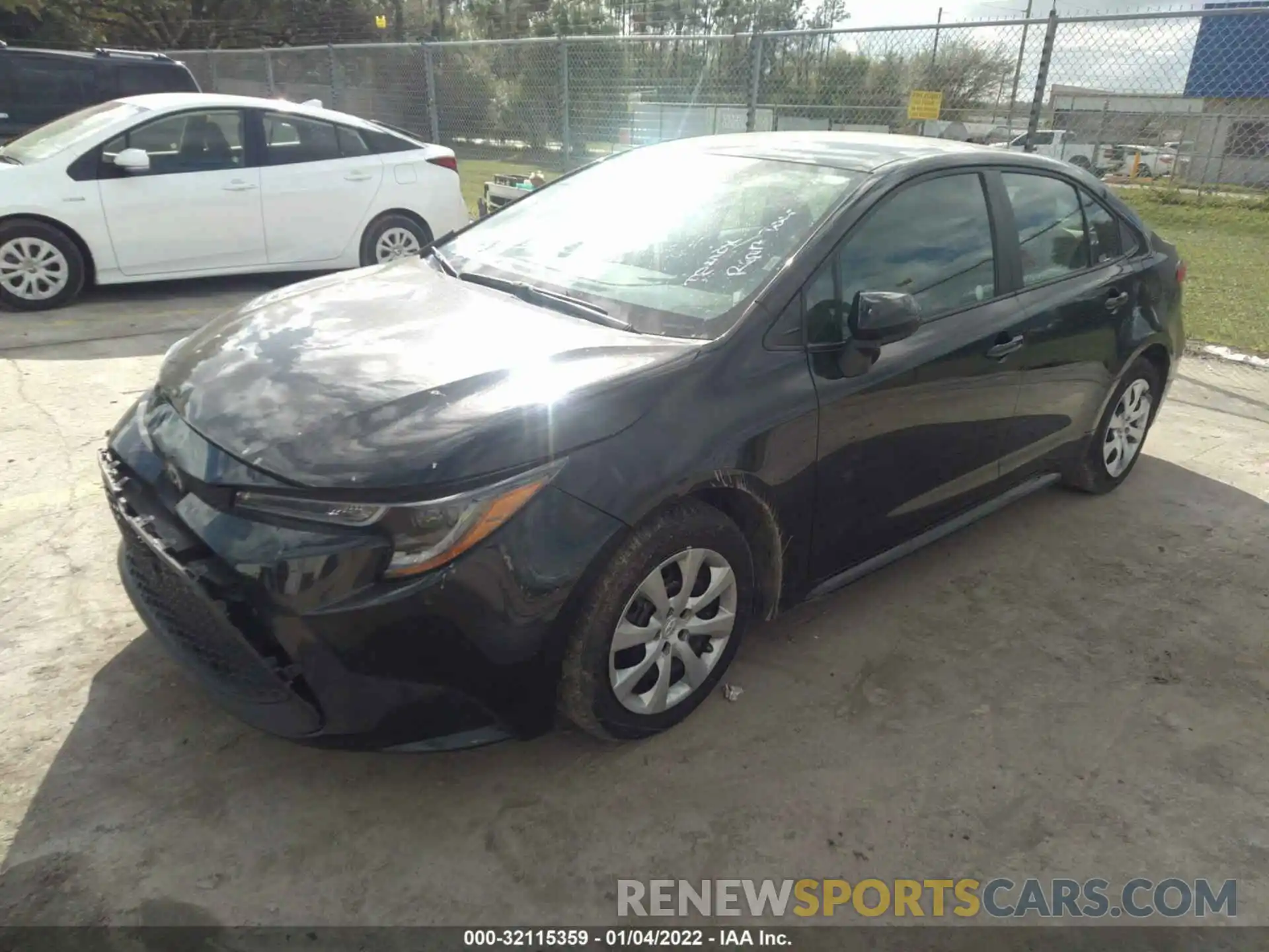 2 Photograph of a damaged car 5YFEPMAE6MP198873 TOYOTA COROLLA 2021