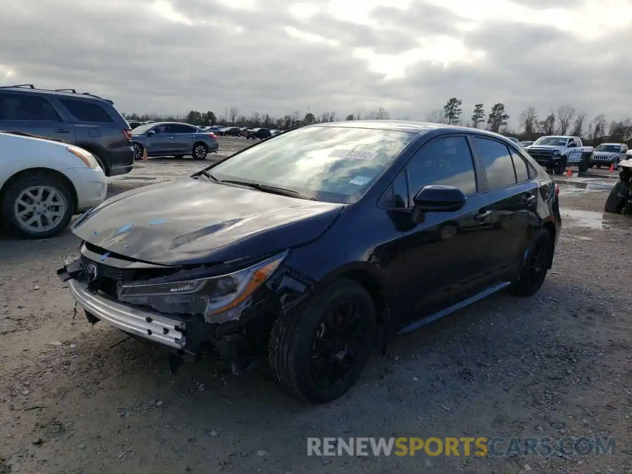 2 Photograph of a damaged car 5YFEPMAE6MP198971 TOYOTA COROLLA 2021