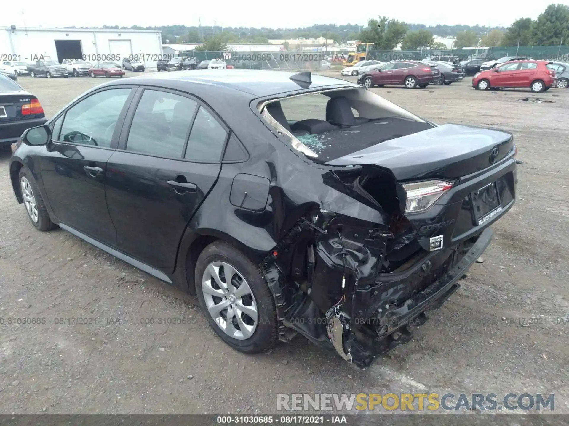 3 Photograph of a damaged car 5YFEPMAE6MP200167 TOYOTA COROLLA 2021