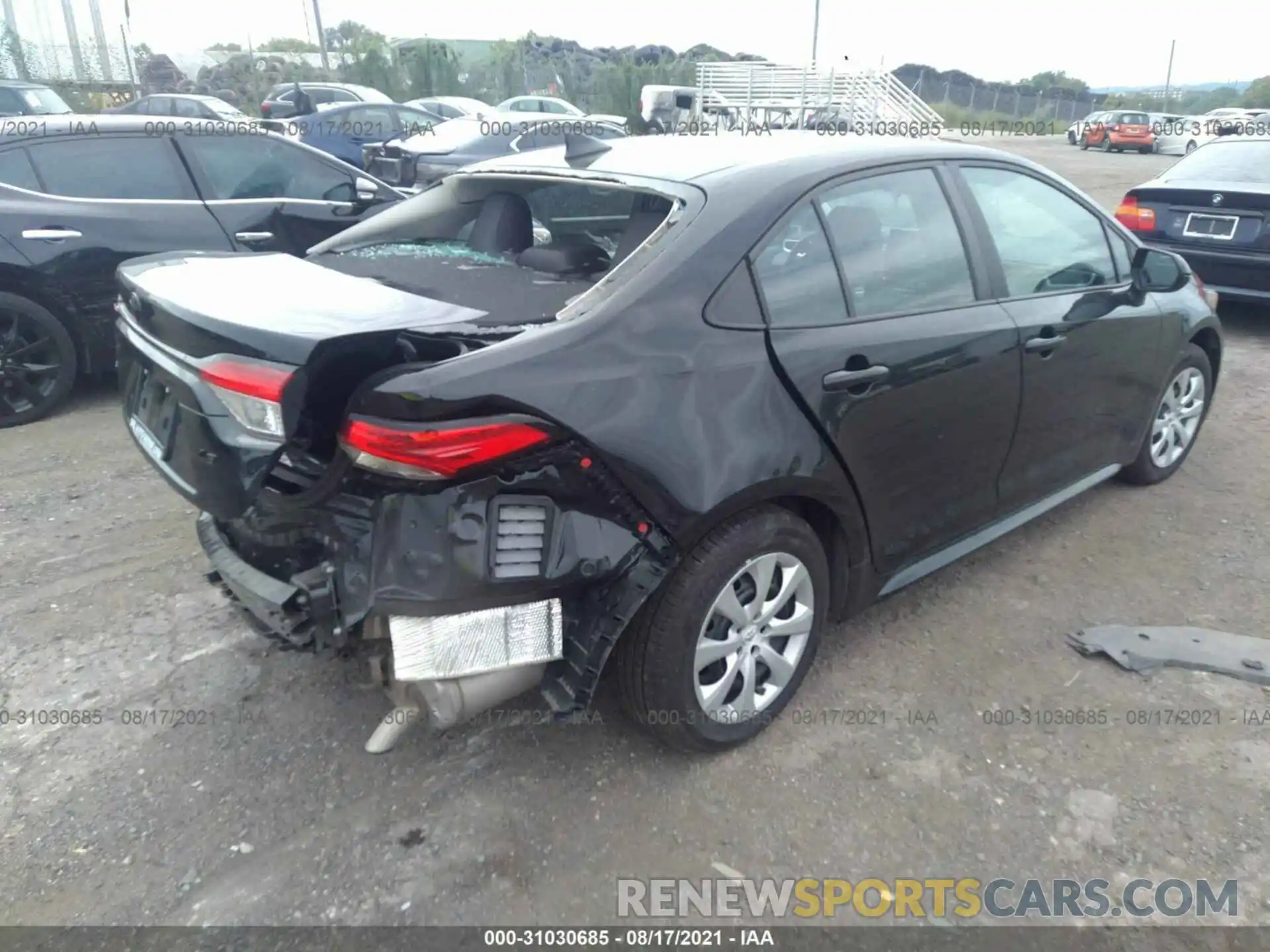 4 Photograph of a damaged car 5YFEPMAE6MP200167 TOYOTA COROLLA 2021