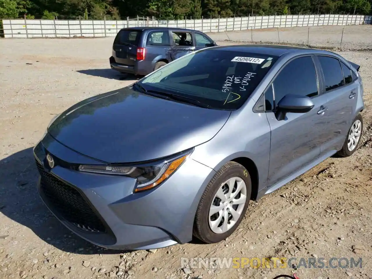 2 Photograph of a damaged car 5YFEPMAE6MP200444 TOYOTA COROLLA 2021