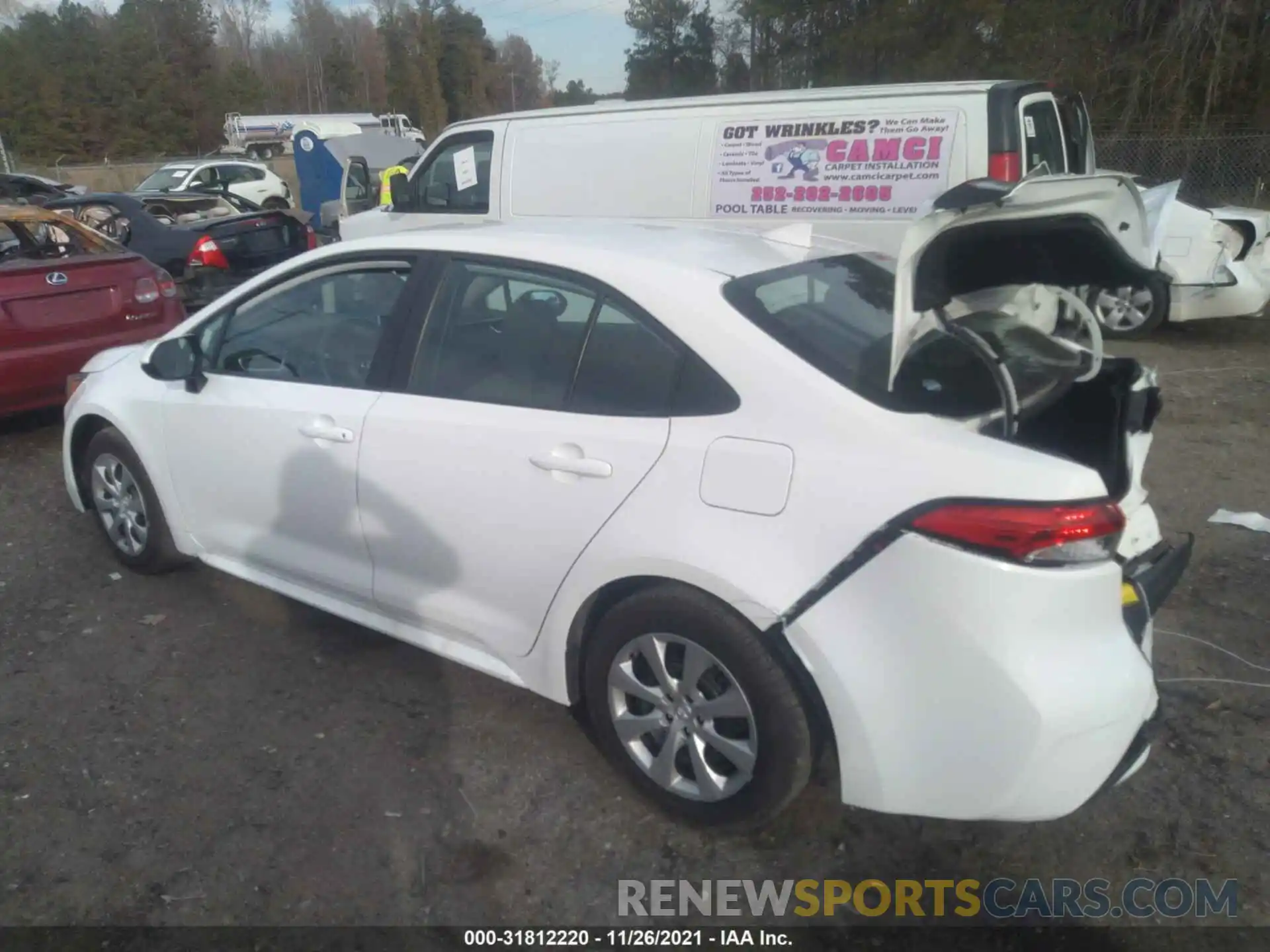 3 Photograph of a damaged car 5YFEPMAE6MP200623 TOYOTA COROLLA 2021