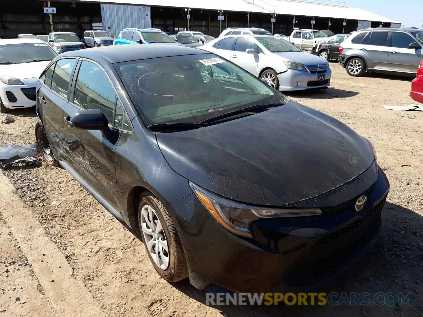 1 Photograph of a damaged car 5YFEPMAE6MP200749 TOYOTA COROLLA 2021