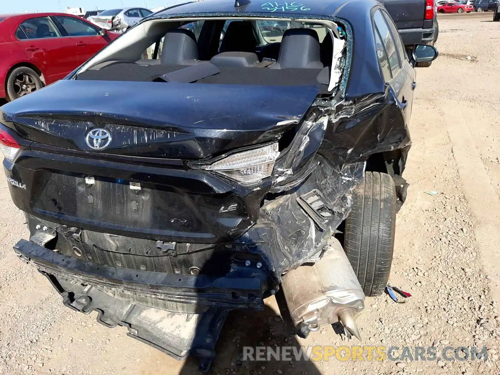 9 Photograph of a damaged car 5YFEPMAE6MP200749 TOYOTA COROLLA 2021