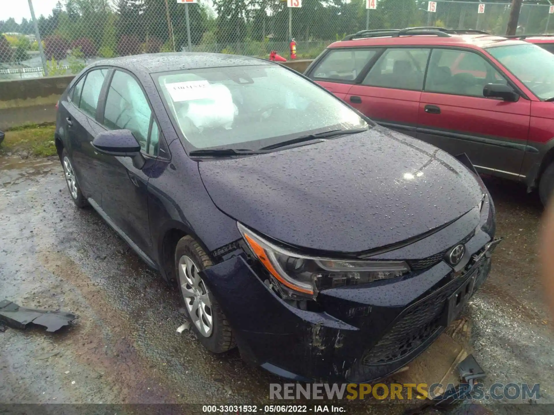 1 Photograph of a damaged car 5YFEPMAE6MP201416 TOYOTA COROLLA 2021