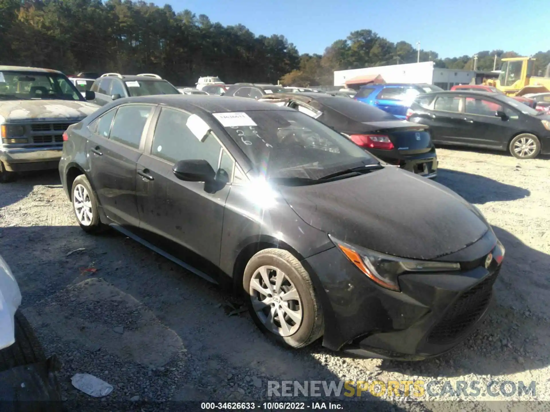 1 Photograph of a damaged car 5YFEPMAE6MP201626 TOYOTA COROLLA 2021