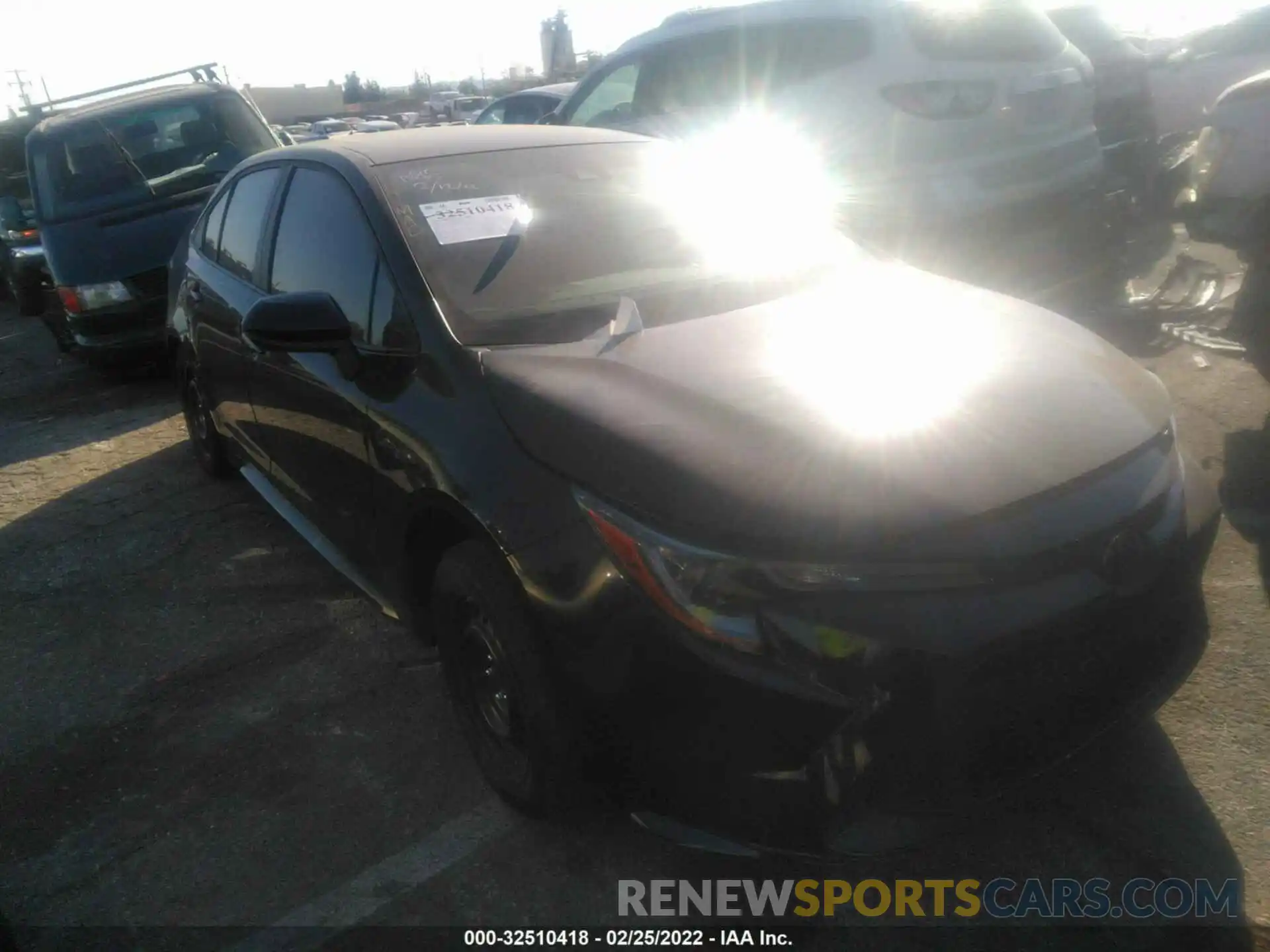 1 Photograph of a damaged car 5YFEPMAE6MP201772 TOYOTA COROLLA 2021