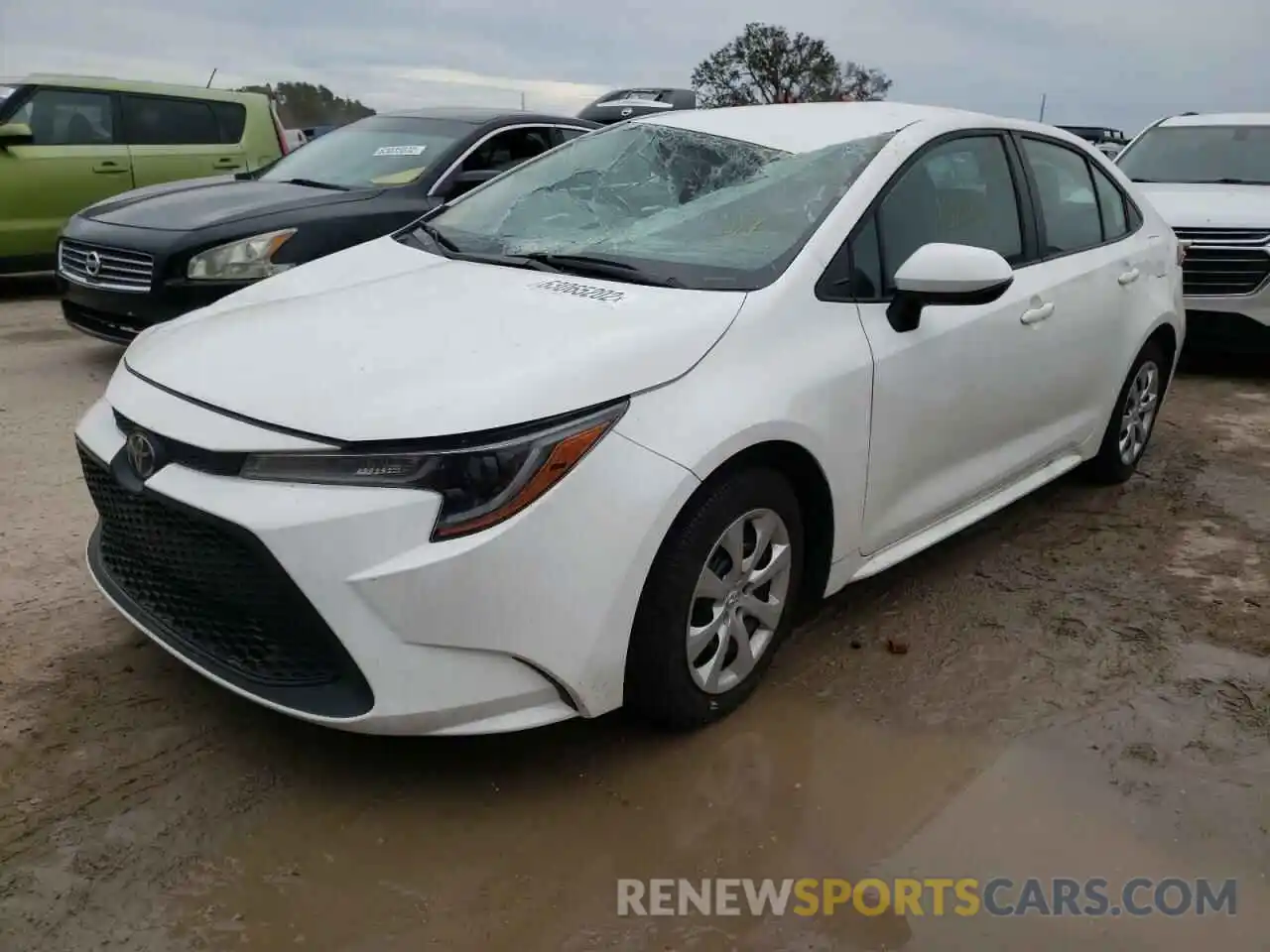 2 Photograph of a damaged car 5YFEPMAE6MP202615 TOYOTA COROLLA 2021