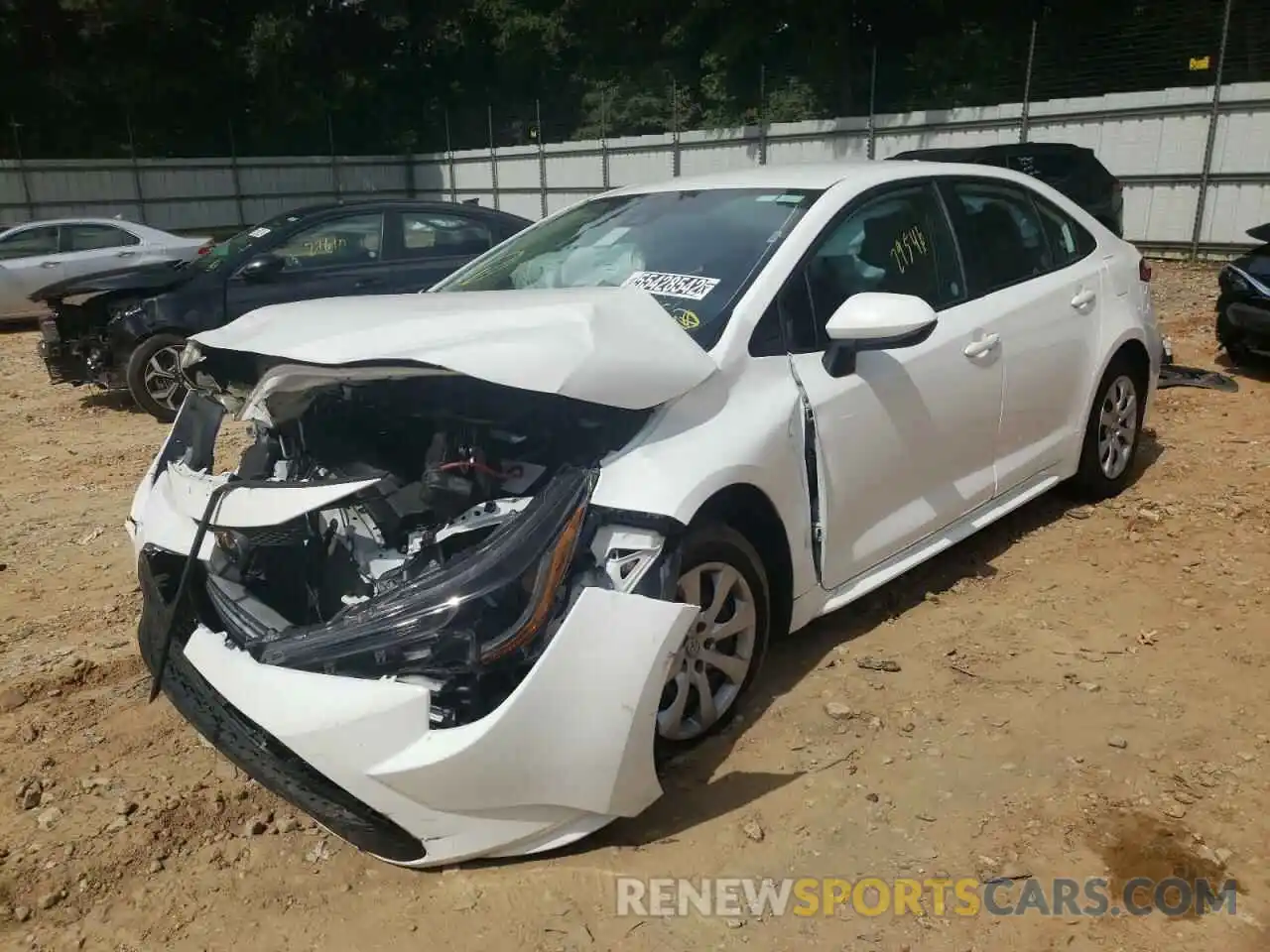 2 Photograph of a damaged car 5YFEPMAE6MP202792 TOYOTA COROLLA 2021