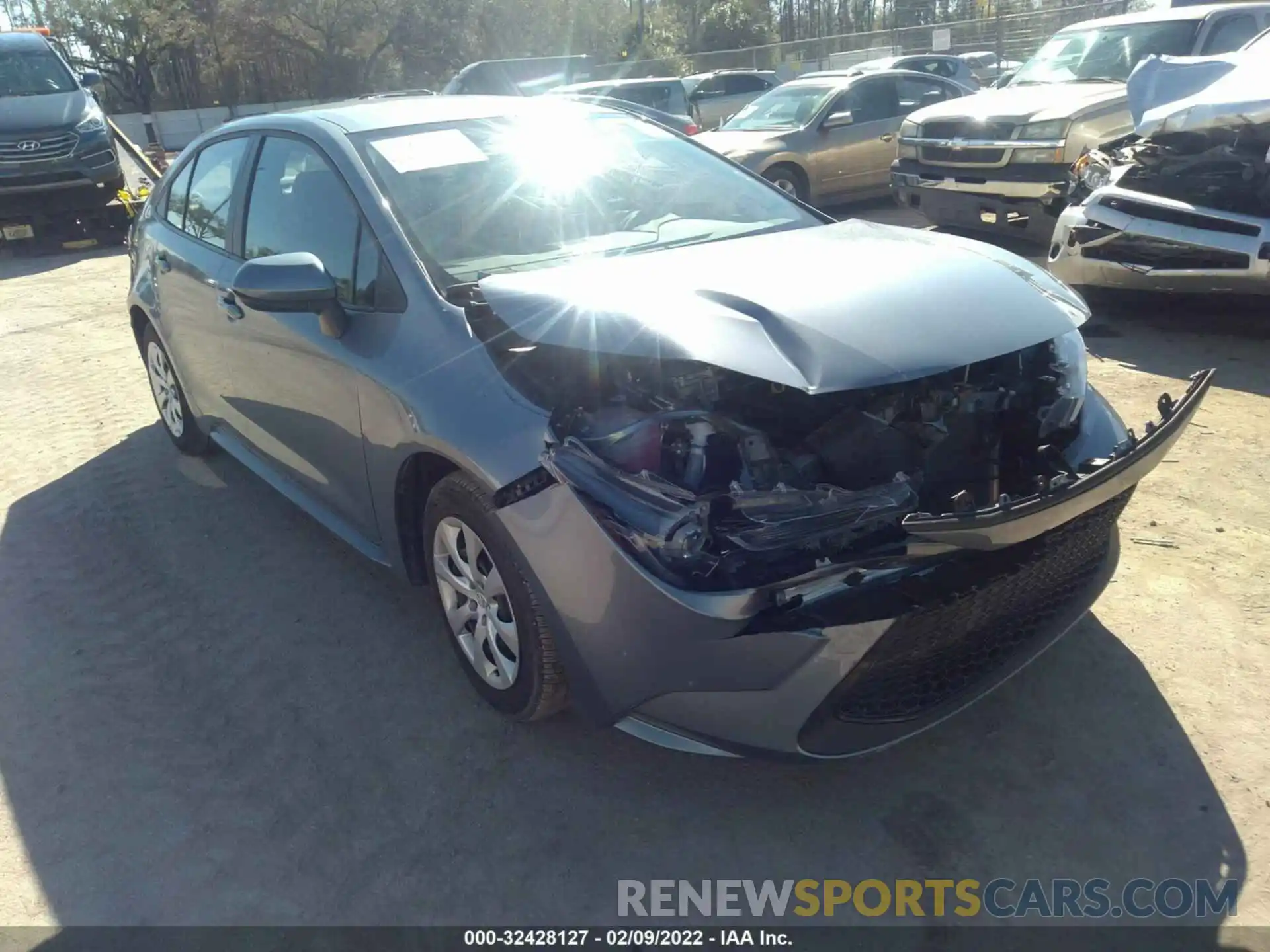 1 Photograph of a damaged car 5YFEPMAE6MP202811 TOYOTA COROLLA 2021