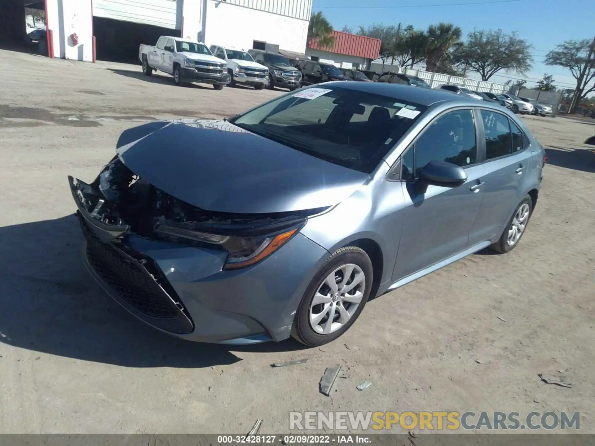 2 Photograph of a damaged car 5YFEPMAE6MP202811 TOYOTA COROLLA 2021