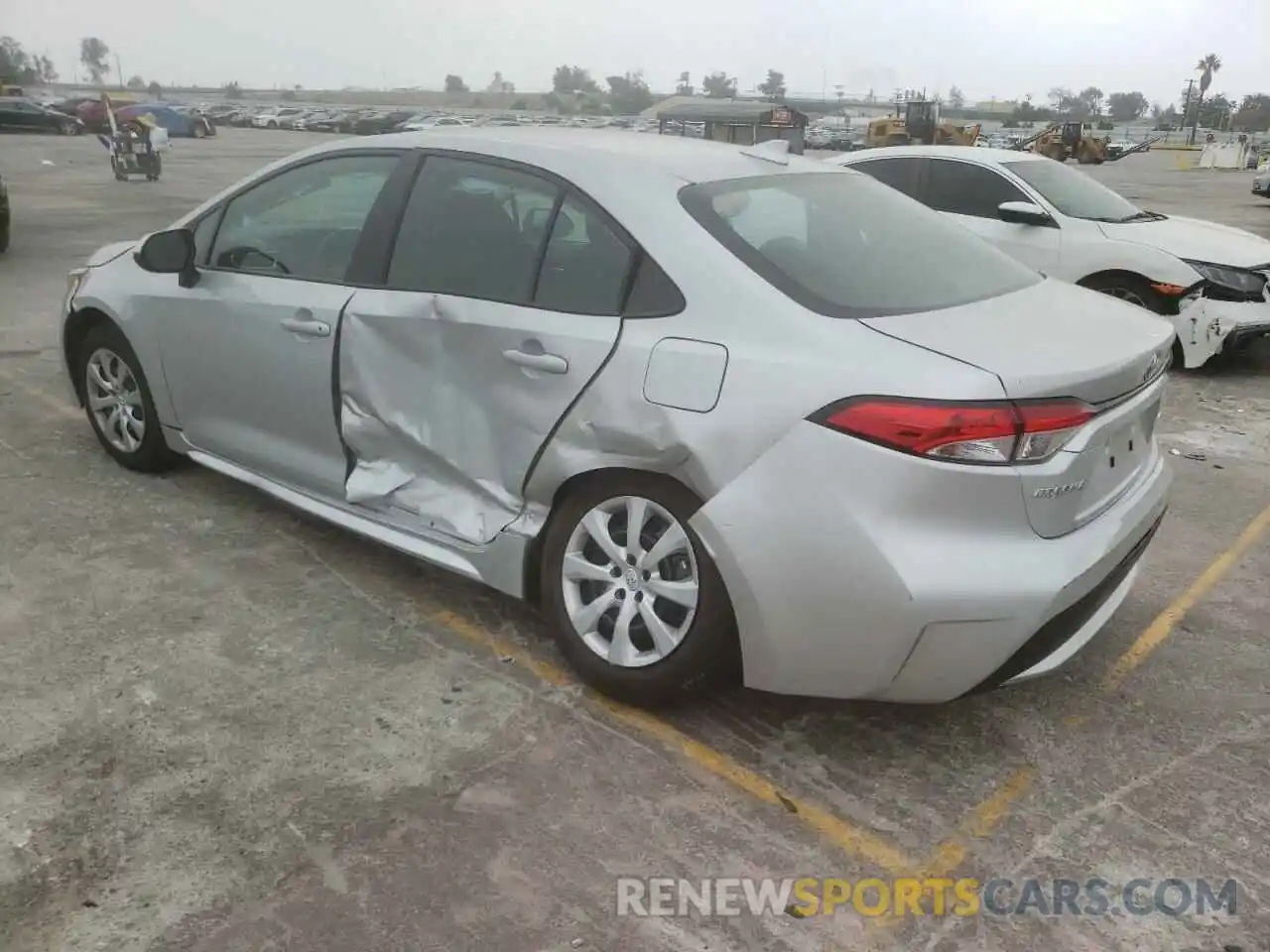 3 Photograph of a damaged car 5YFEPMAE6MP203635 TOYOTA COROLLA 2021