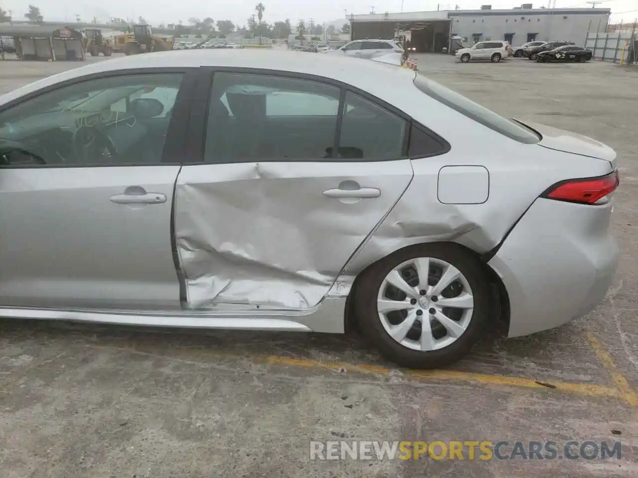 9 Photograph of a damaged car 5YFEPMAE6MP203635 TOYOTA COROLLA 2021