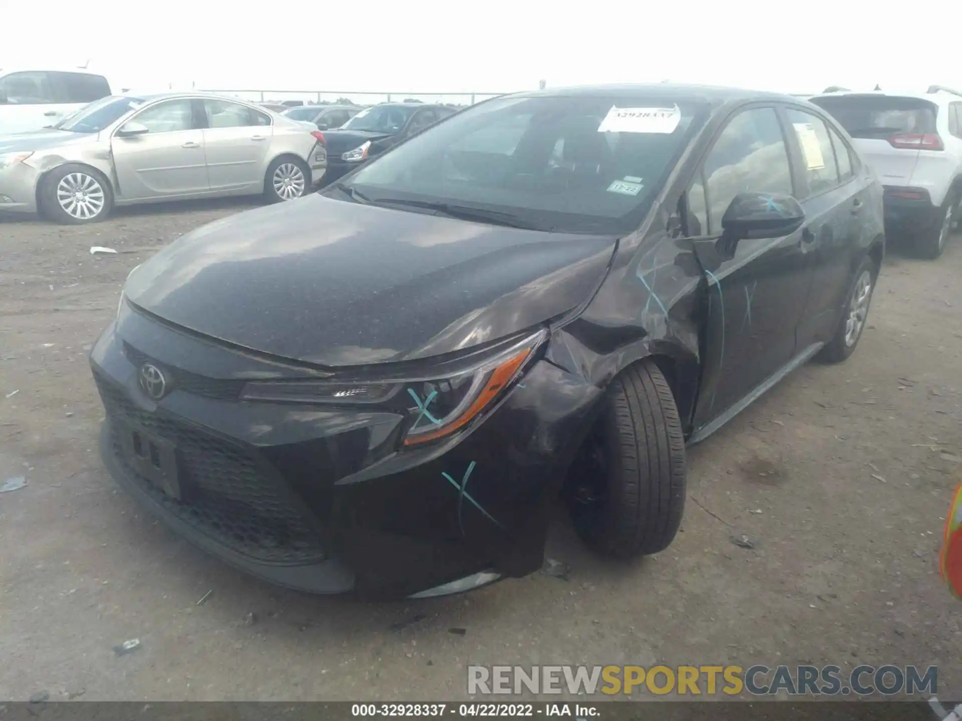 2 Photograph of a damaged car 5YFEPMAE6MP203926 TOYOTA COROLLA 2021